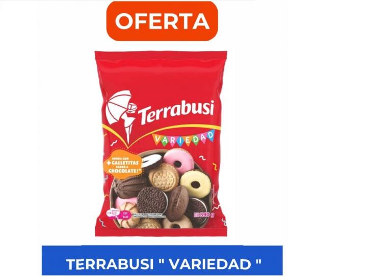 Galletitas TERRABUSI Variedad x 390grs. (B x 20u.)