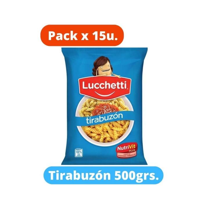 Fideos Tirabuzón  LUCCHETTI (B x 15u.)