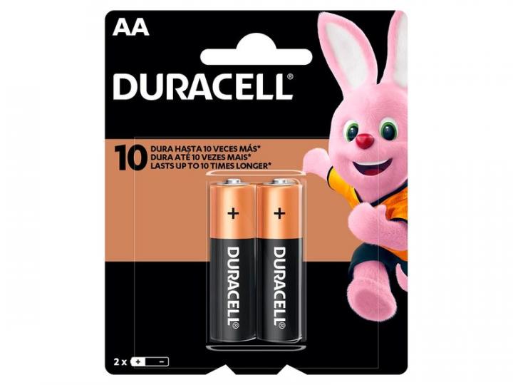 Pilas Alcalinas DURACELL Doble A (AA) x 2u.