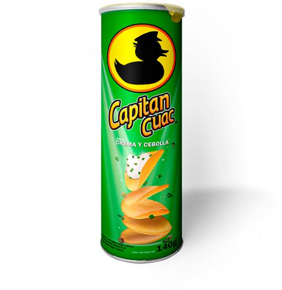 Papas Fritas CAPITAN CUAC Crema y Cebolla. (B x 20u.)