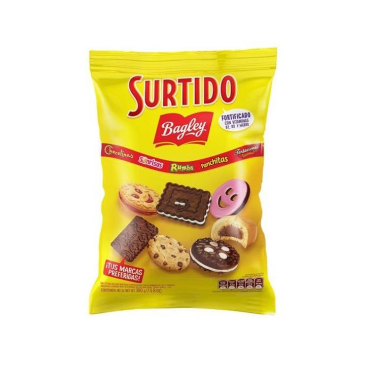 Galletitas Surtido BAGLEY x 390grs. (B x 21u.)